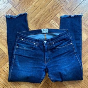 Acne studios dark blue jeans size 32x32